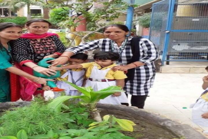 Doon Bharti Public Senior Secondary School-Planting Trees