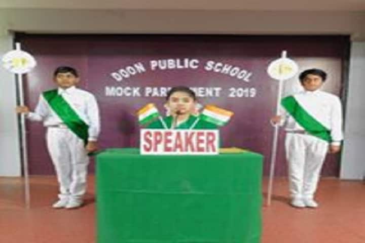 Doon public school-Mock Parliament