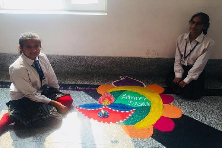 G D Goenka Public School-Rangoli Competition