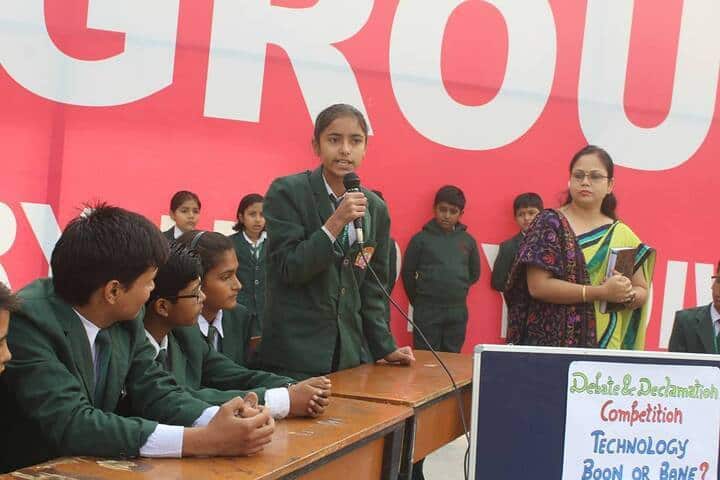 G A V Public School-Debate And Declamination