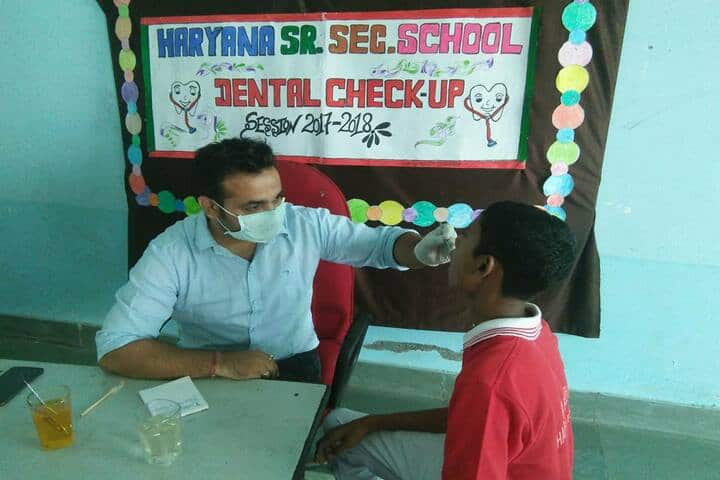 Haryana Senior Secondary School-Medical Checkup