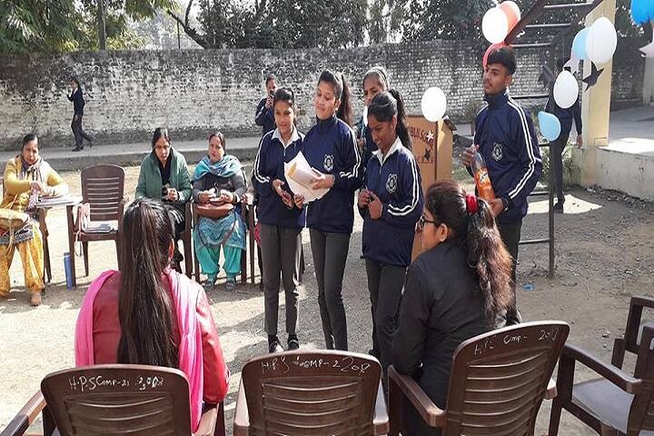 Hindu Public School-Quiz Competition