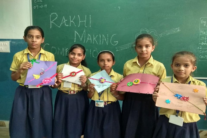 Holy Mission School-Rakhi Making Competition