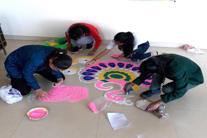 Ishwar International School-Rangoli