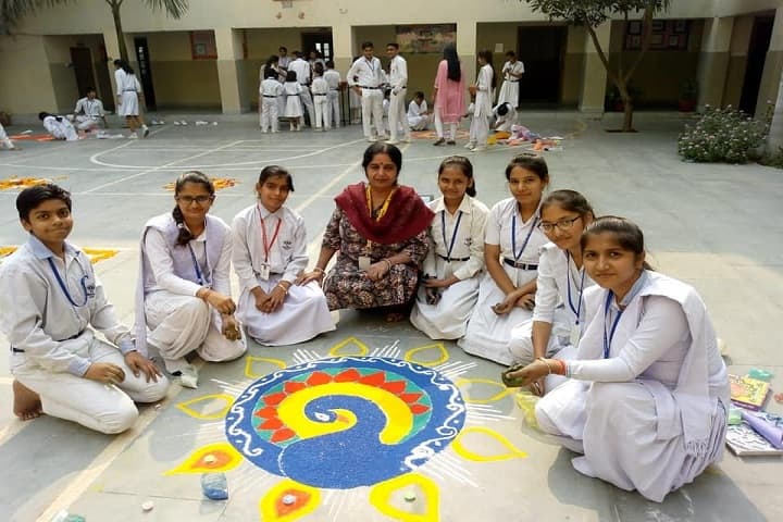 Jhankar Sr Sec School-Rangoli