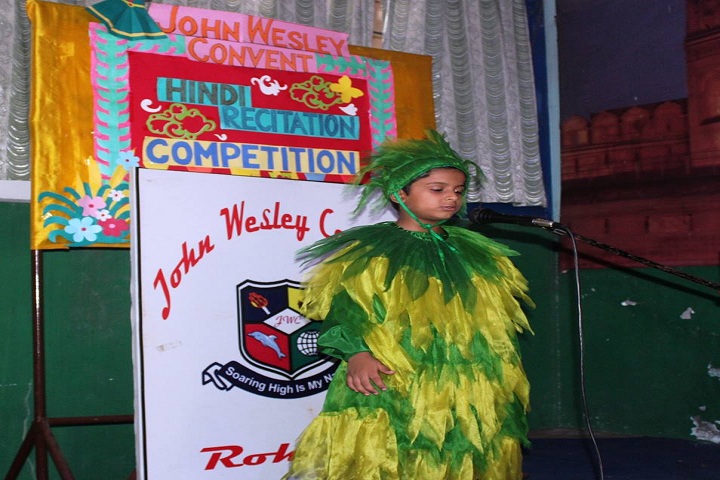 John Wesley Convent School-Hindi Recitation
