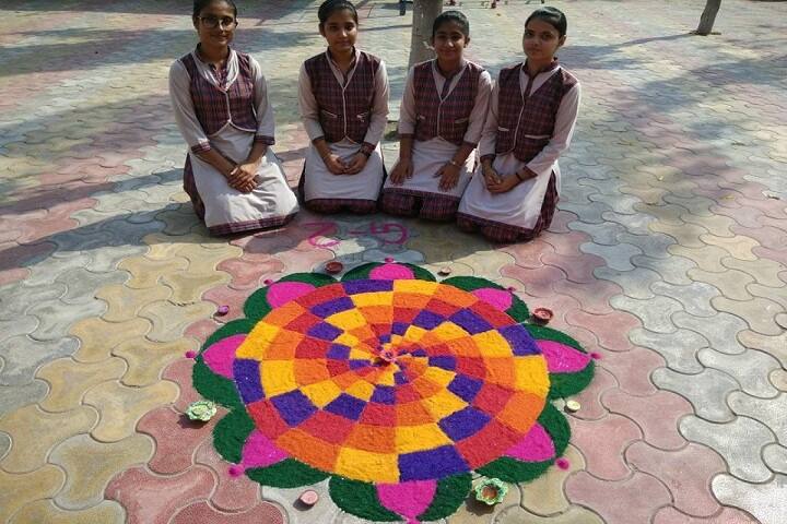 Kali Ram Dav Public School-Rangoli