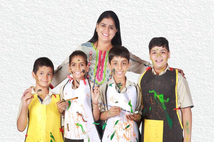 M D N Public School-Painting Activity