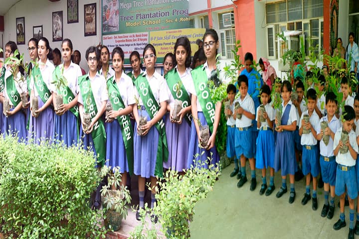 Model School Huda-Tree Plantation
