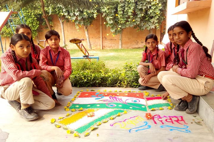 Navyug Senior Secondary School-Rangoli