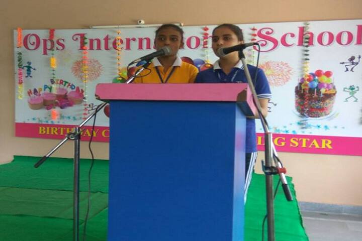 OPS International School-English Declamation