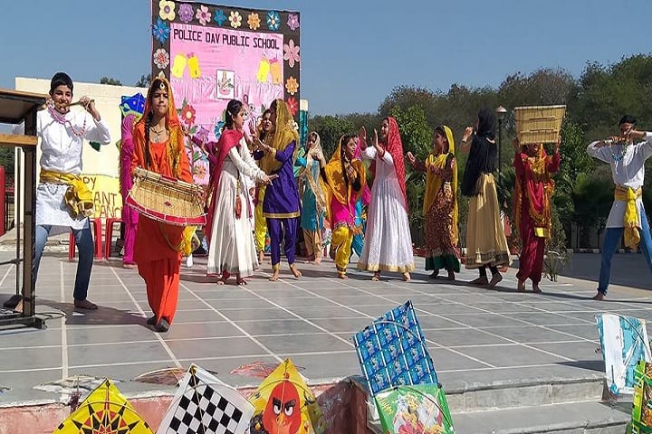 Police Dav Public School-Basant Panchmi Celebrations