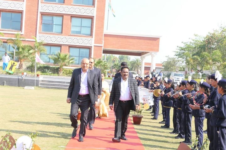Prayaag International school-Guest Welcoming Ceremony