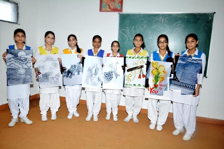 S D Model Senior Secondary School-Drawing Competition