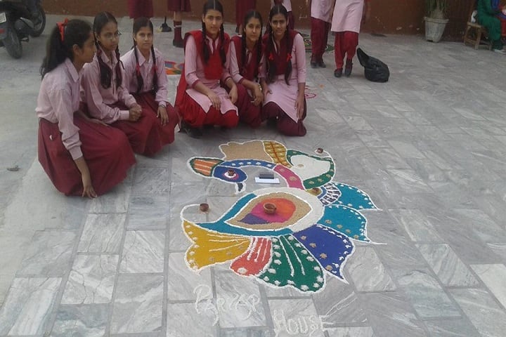 S Karam Singh Grewal Public School-Rangoli Competition
