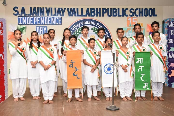 S A Jain Vijay Vallabh Public School-Independencve Day