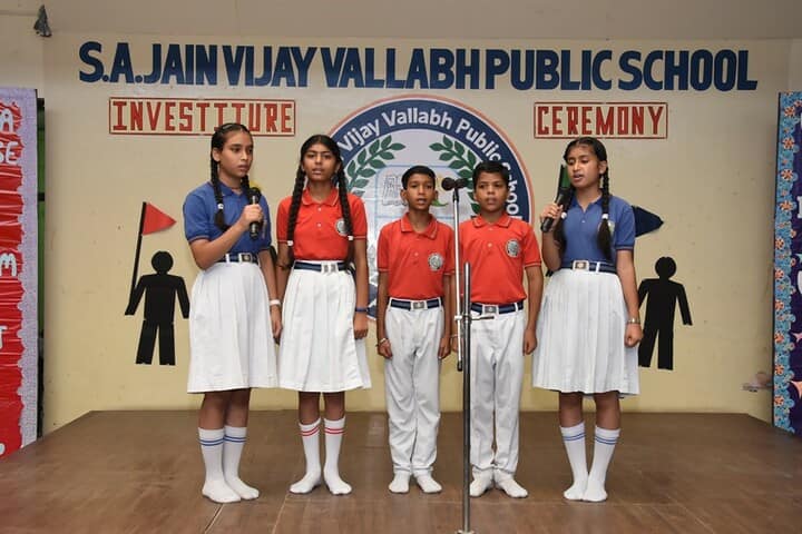 S A Jain Vijay Vallabh Public School-Investiture Ceremony
