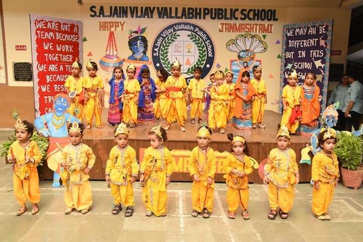 S A Jain Vijay Vallabh Public School-Janmasthami Celebrations