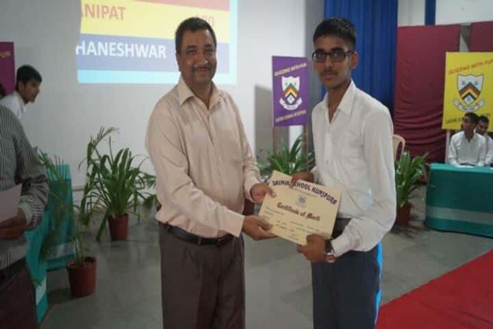 Sainik School-Inter College Quiz Competition