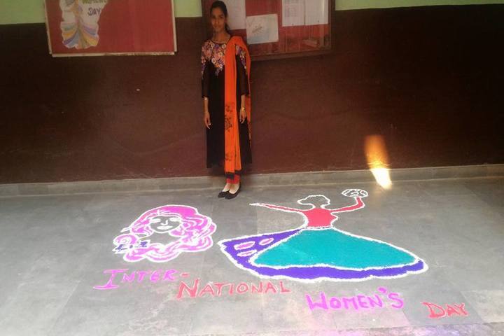 Sonia International School-Rangoli