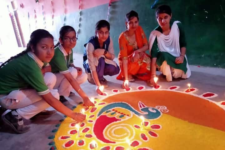 Swami Vivekanand High School-Rangoli Competition