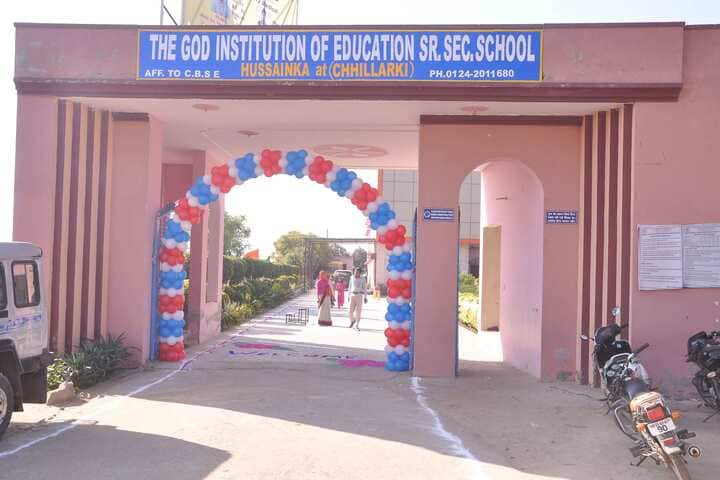 The God Institution Of Education Senior Secondary School-Entrance