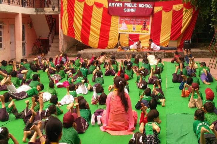 Aryan Public School-Yoga Day