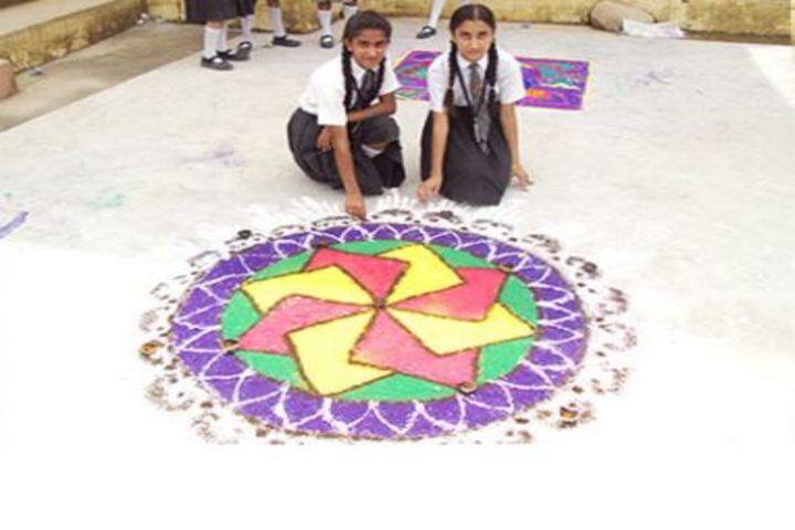 DAV Public School-Rangoli Competition