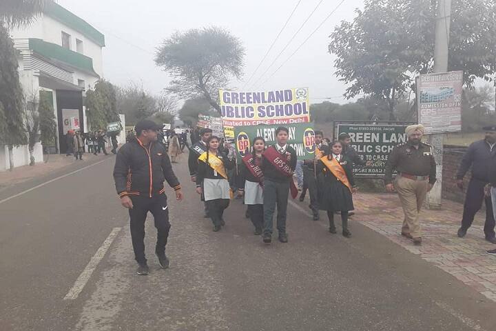 Green Land Public School-Rally