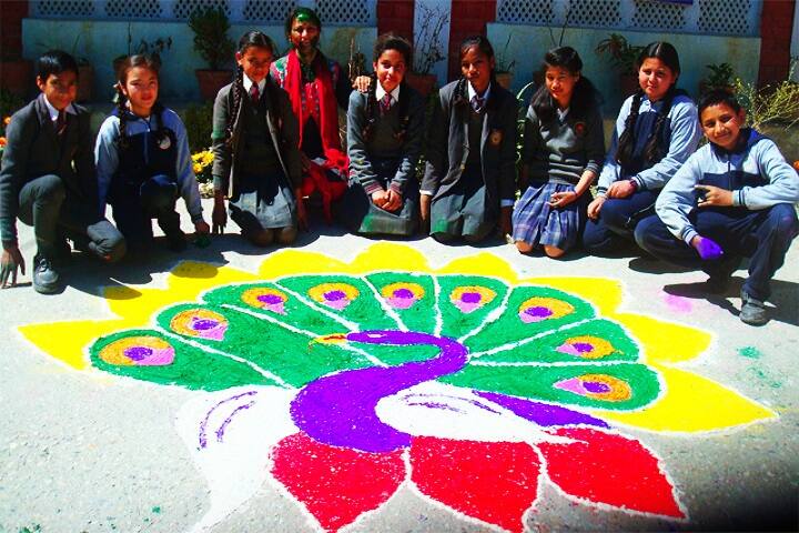 Holy Angels School-Rangoli