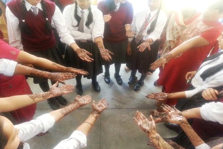 IB DAV Public School-Rangoli Competition