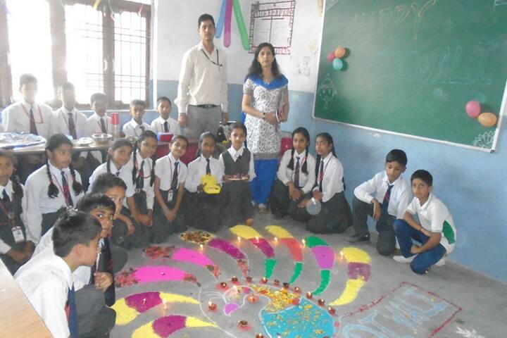 Paras Public School-Rangoli