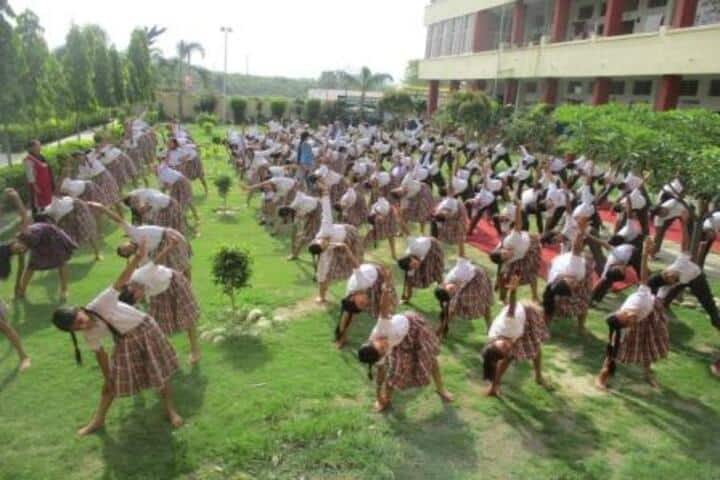 Rudra International School-Yoga Activity