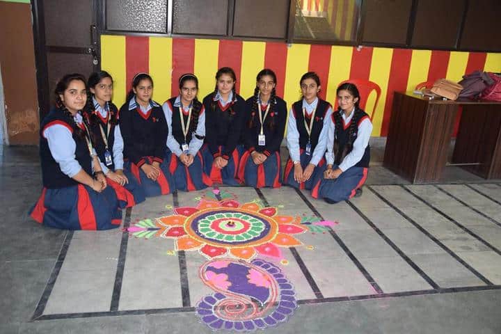 Seven Star Senior Secondary Public School-Rangoli Competition