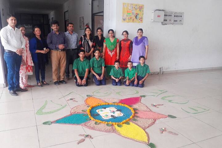 The Divine International School-Events rangoli