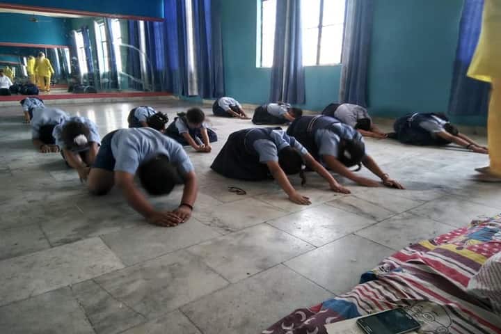 DAV Colligiate School-Yoga Activity