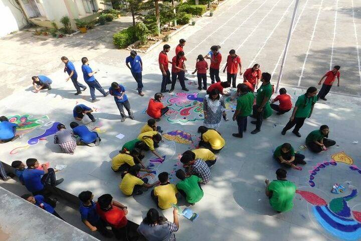 Kendriya Vidyalaya-Rangoli day