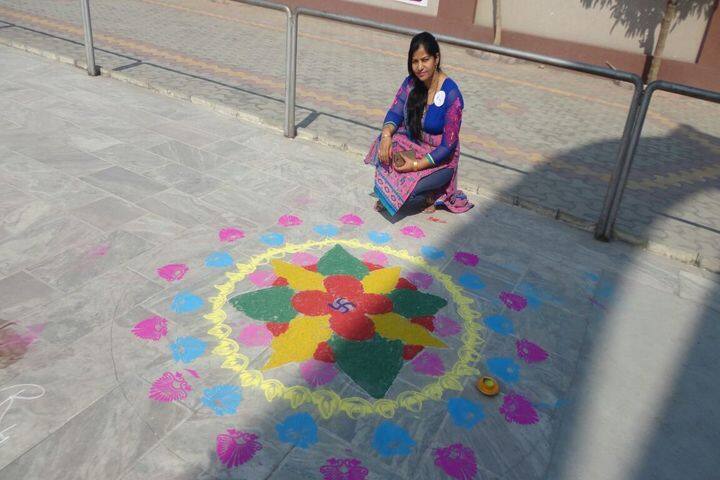 Mount Litera Zee School-Rangoli