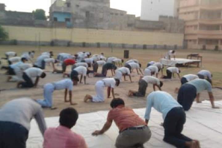 Adarsh Vidya Mandir-Yoga Activity
