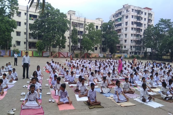 B S S Pranav Children World-Yoga Day