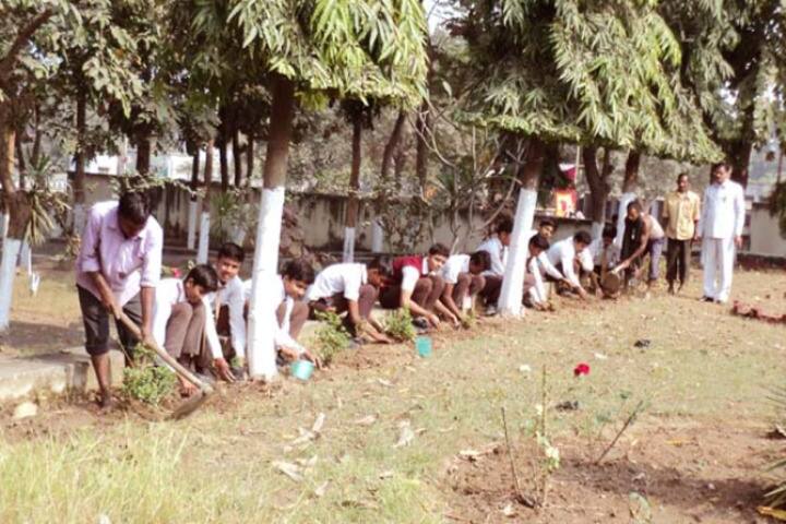 D A V Public School-Tree Plantation