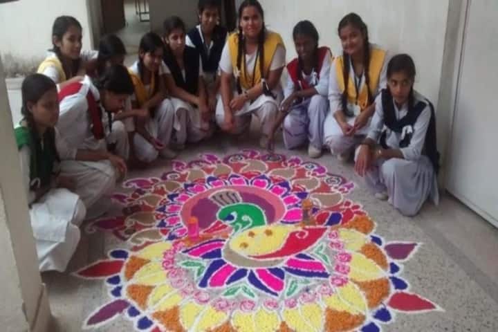 Govindram Kataruka School - Rangoli Competition