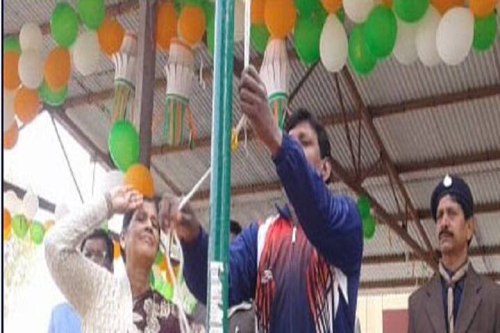 Kendriya Vidyalaya-Flag Hoisting