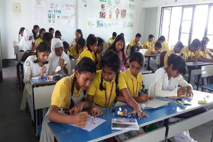 Adarsh Vidyalaya-Drawing Activity