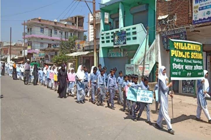 Millennium Public School-Clean India Campaign