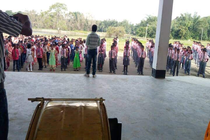 Adarsh Vidyalaya, Pakabetbari-School Assembly
