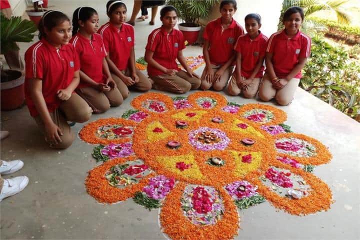 St XavierS High School Deoghar-Rangoli