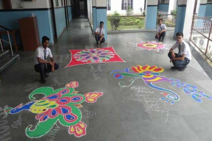 Symbiosis Public School-Rangoli