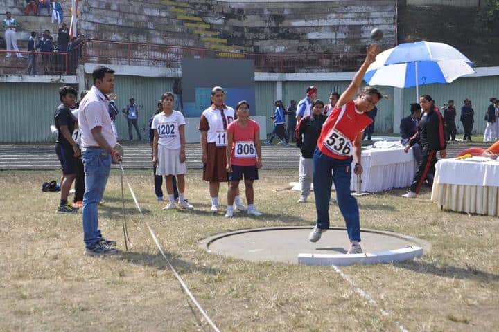 Vidya Bharati Chinmaya Vidyalaya-Throw Ball