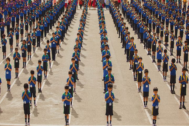 Akash International School-Assembly
